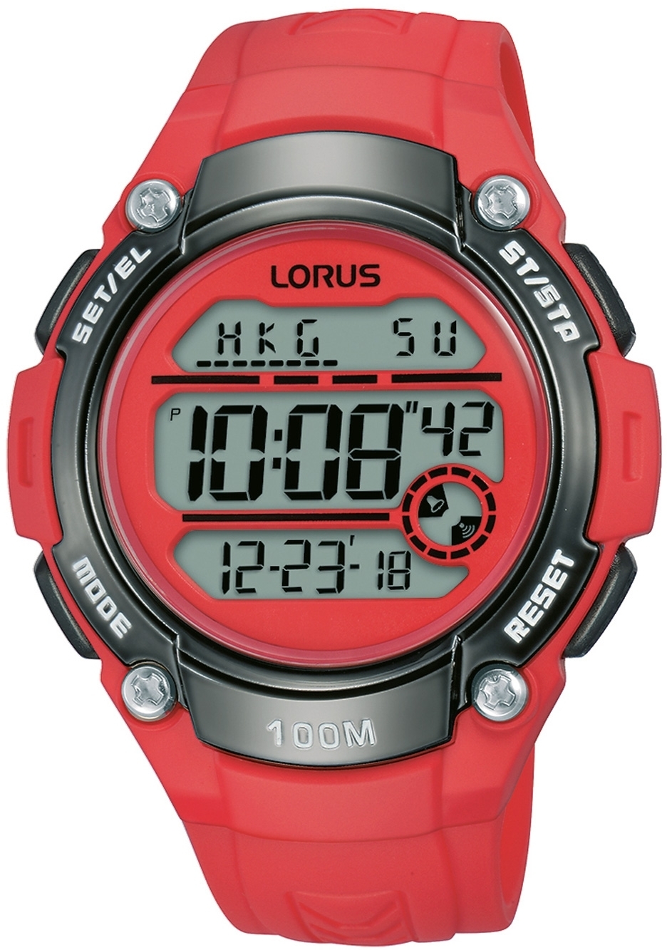 Lorus Herrklocka R2343MX9 Sports Röd/Plast Ø46 mm - Lorus