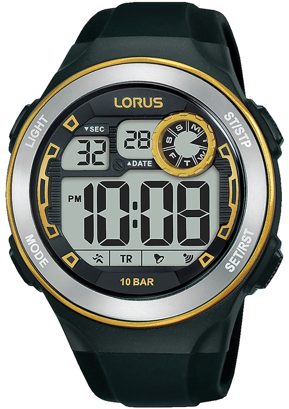 Lorus Herrklocka R2379NX9 Sports Gr&aring;/Plast &Oslash;45 mm