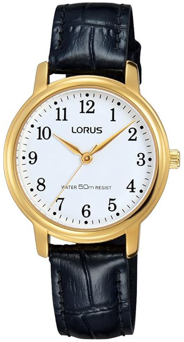 Lorus Damklocka RG224LX9 Classic Vit/Läder Ø30 mm - Lorus