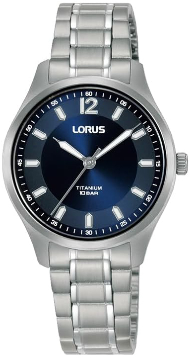 Lorus Damklocka RG235XX9 Titanium Blå/Titan Ø30 mm