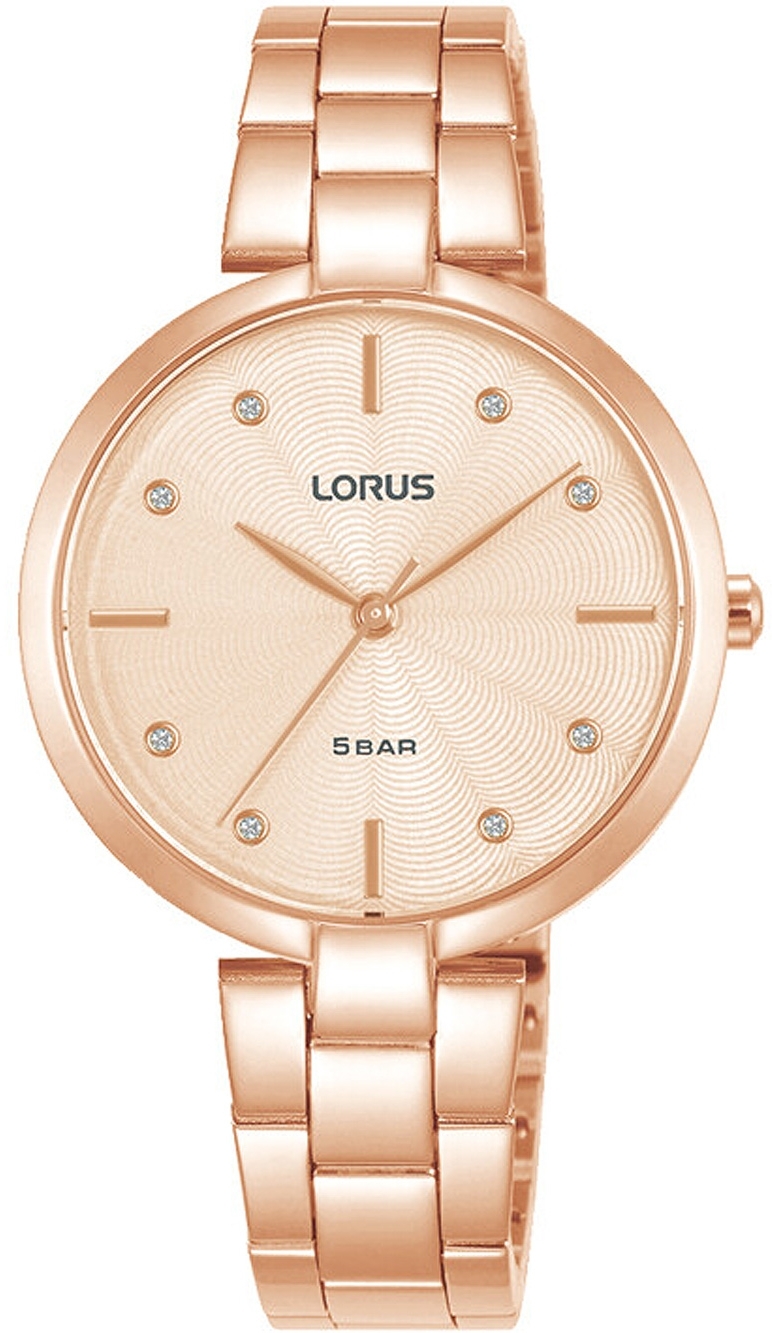 Lorus Damklocka RG240VX9 Ladies Rosa/Roséguldstonat stål Ø32 mm - Lorus