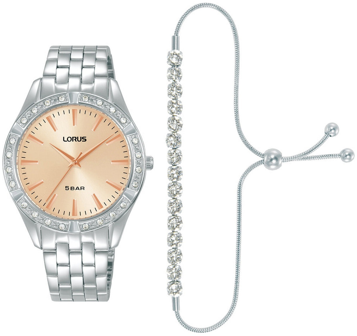 Lorus Damklocka RG291XX9 Classic Rosa/Stål Ø34 mm