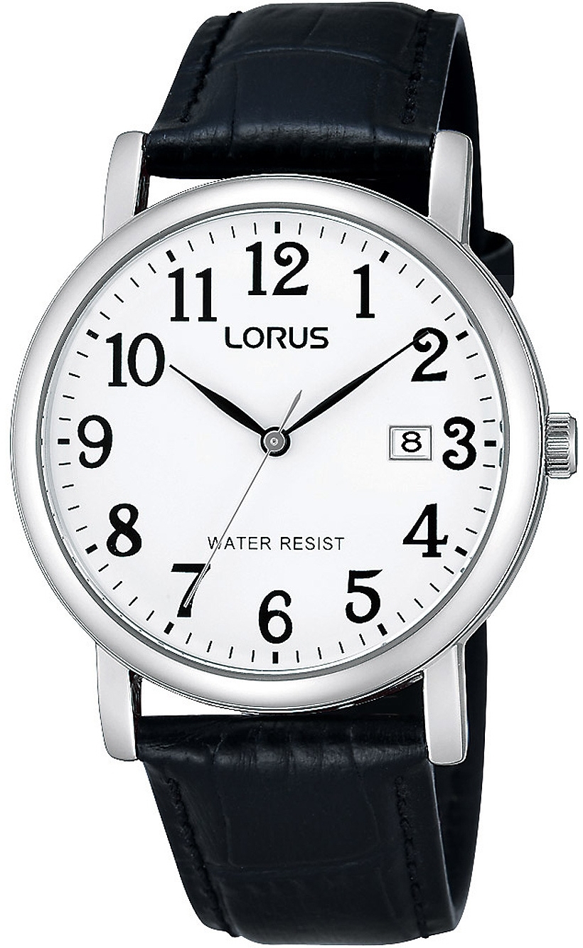 Lorus Herrklocka RG835CX5 Classic Vit/L&auml;der &Oslash;38 mm