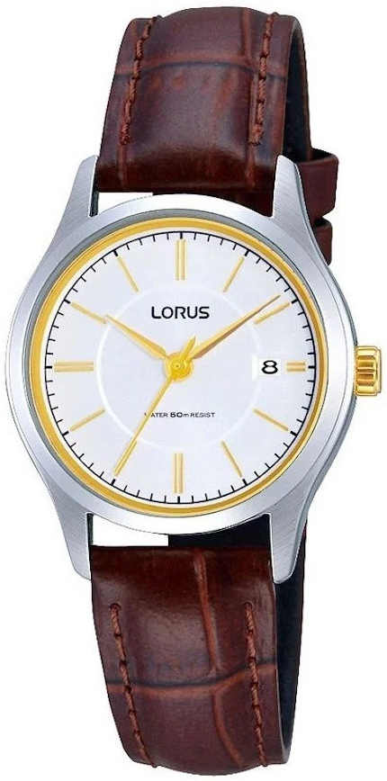 Lorus Damklocka RH781AX9 Classic Vit/Läder Ø28 mm