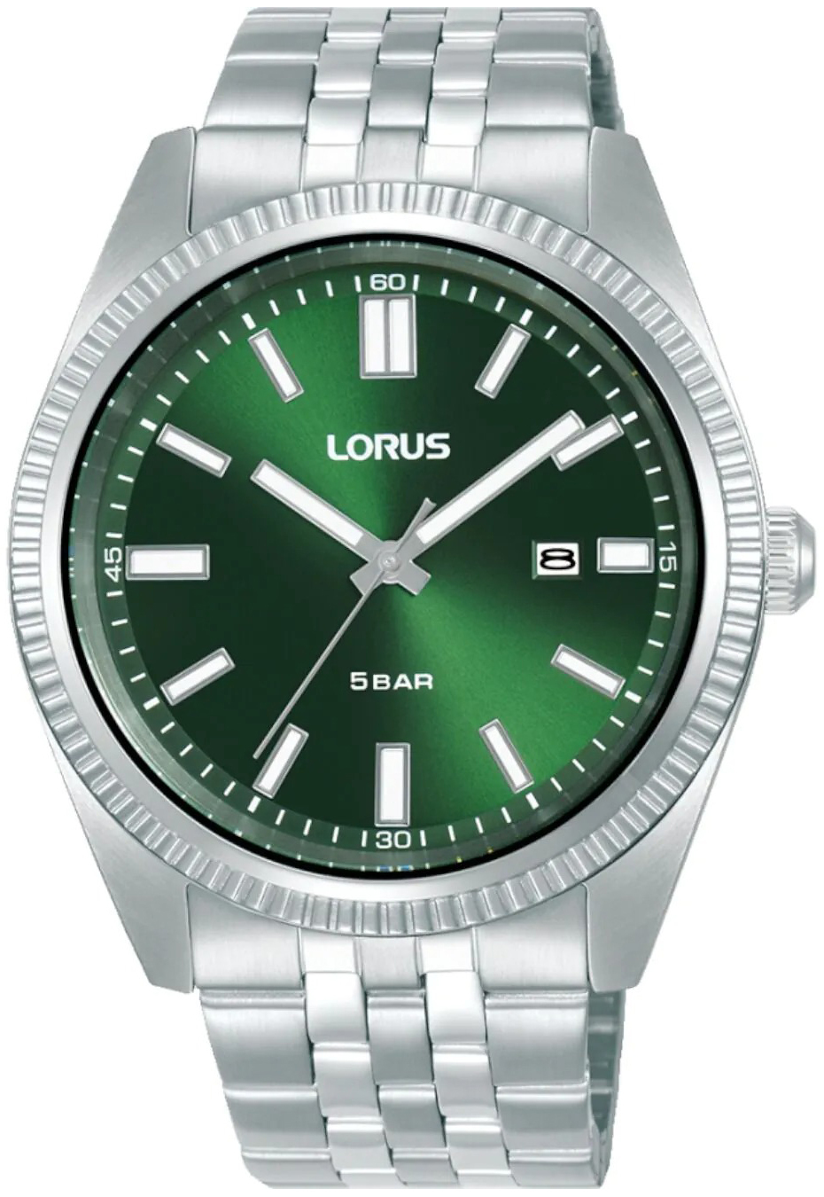 Lorus Herrklocka RH967QX9 Classic Gr&ouml;n/St&aring;l &Oslash;42 mm