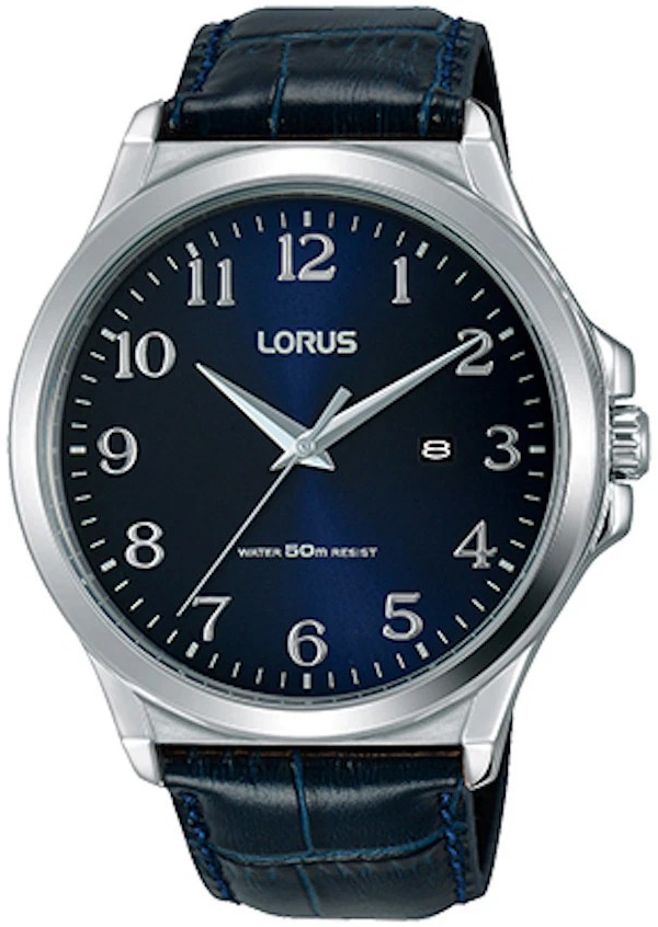 Lorus Herrklocka RH971KX8 Classic Blå/Läder Ø43 mm