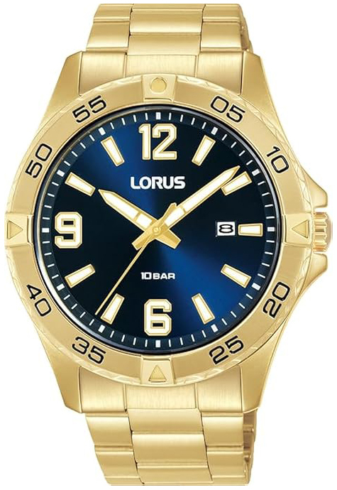 Lorus Herrklocka RH990QX9 Sports Blå/Gulguldtonat stål Ø42 mm