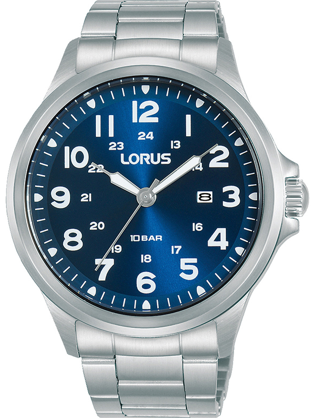 Lorus Herrklocka RH993NX9 Classic Blå/Stål Ø44 mm - Lorus