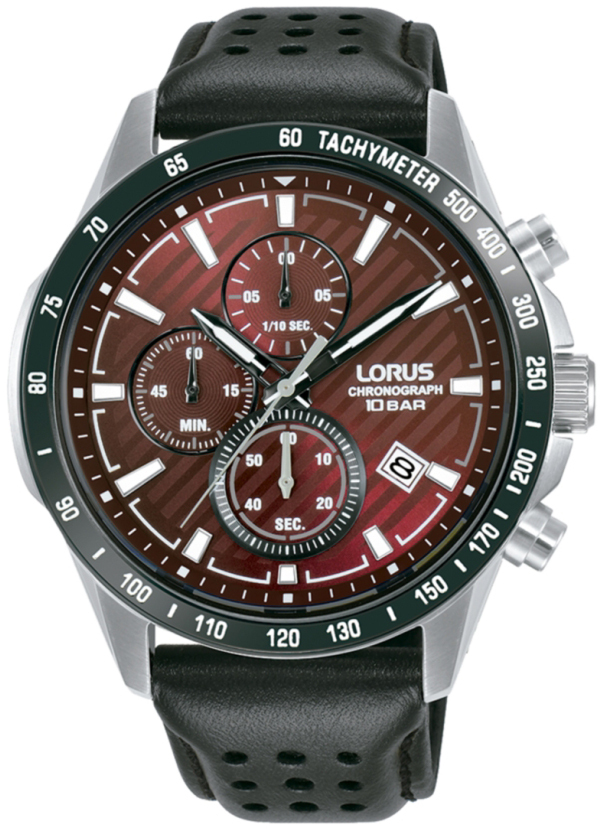 Lorus Herrklocka RM305JX9 Sports Brun/Läder Ø43 mm - Lorus
