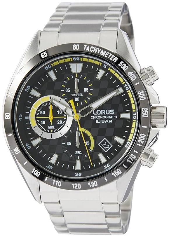 Lorus Herrklocka RM313JX9 Classic Svart/Stål Ø43.5 mm - Lorus