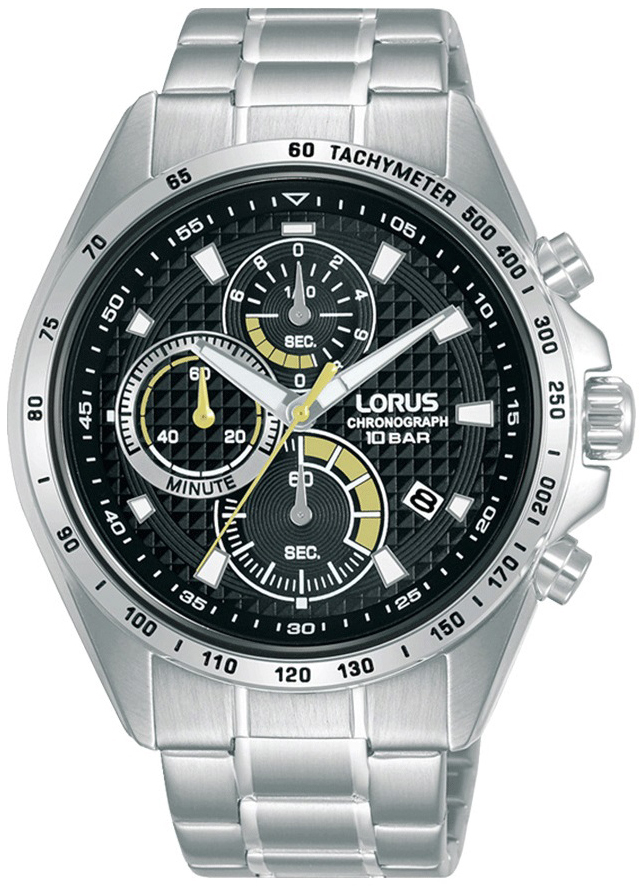Lorus Herrklocka RM351HX9 Sport Svart/Stål Ø44 mm - Lorus