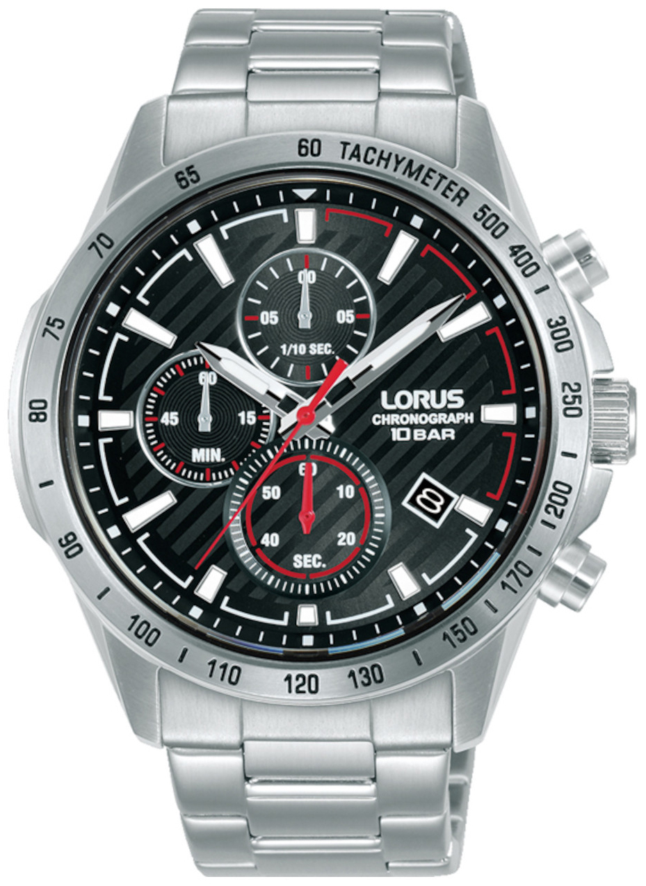 Lorus Herrklocka RM391HX9 Sport Svart/Stål Ø43 mm - Lorus