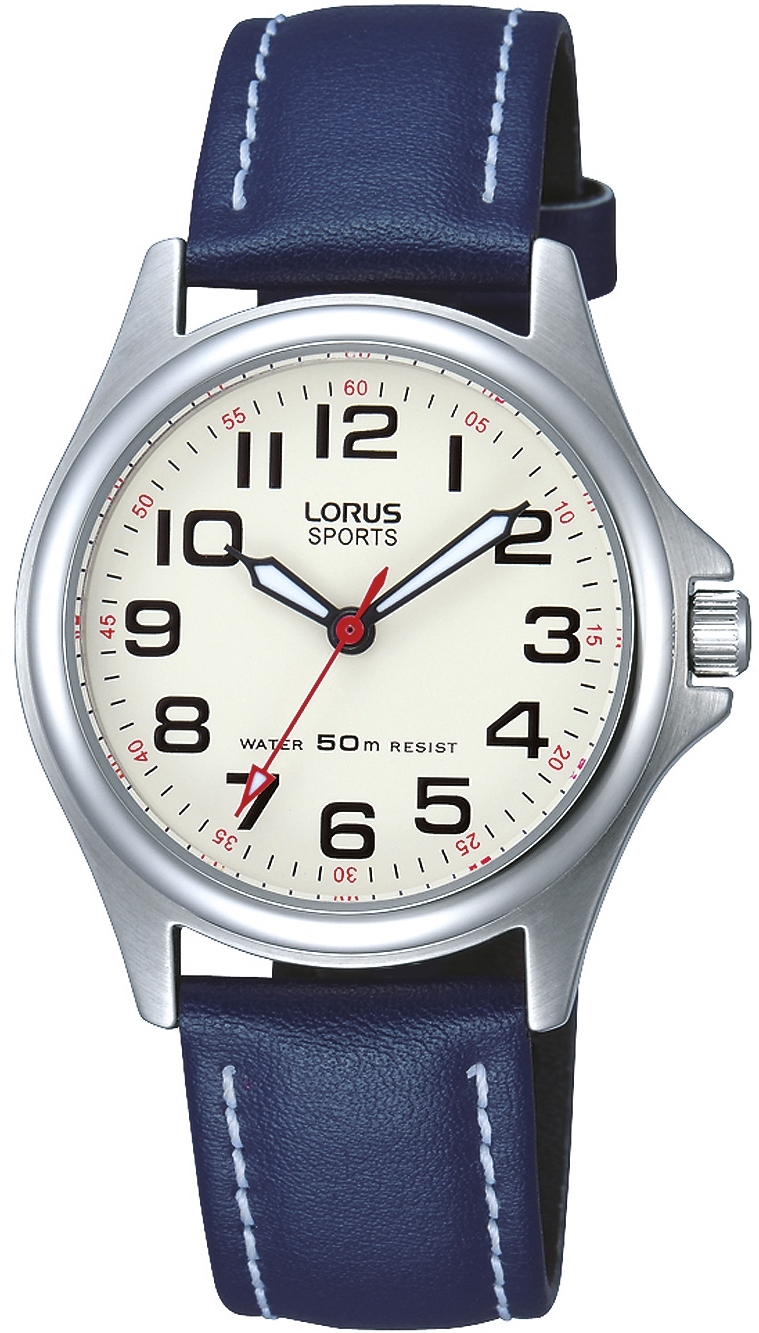 Lorus Herrklocka RRS55VX9 Kids Blå/Läder Ø31 mm - Lorus