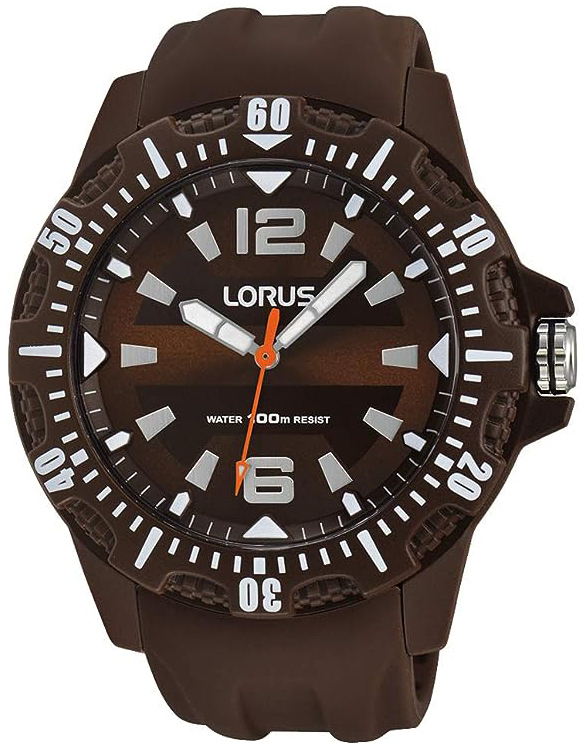 Lorus Herrklocka RRX15EX9 Sports Brun/Gummi Ø48 mm - Lorus