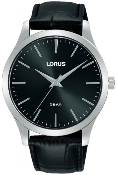 Lorus Herrklocka RRX71HX9 Classic Svart/Läder Ø40 mm - Lorus