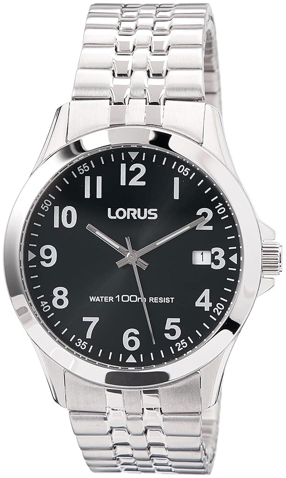 Lorus Herrklocka RS971CX9 Classic Svart/Stål Ø37 mm - Lorus