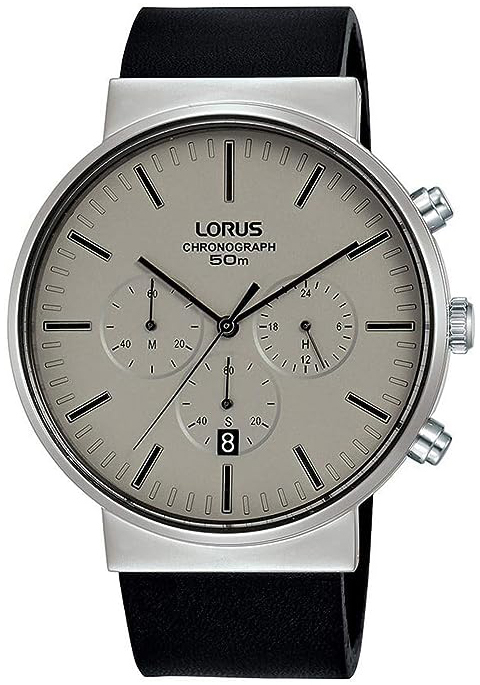 Lorus Herrklocka RT381GX9 Sports Grå/Läder Ø43 mm - Lorus