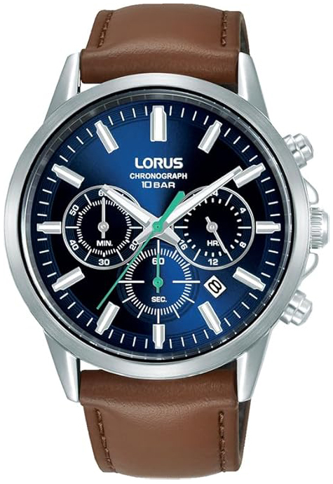 Lorus Herrklocka RT381KX9 Sports Blå/Läder Ø42 mm