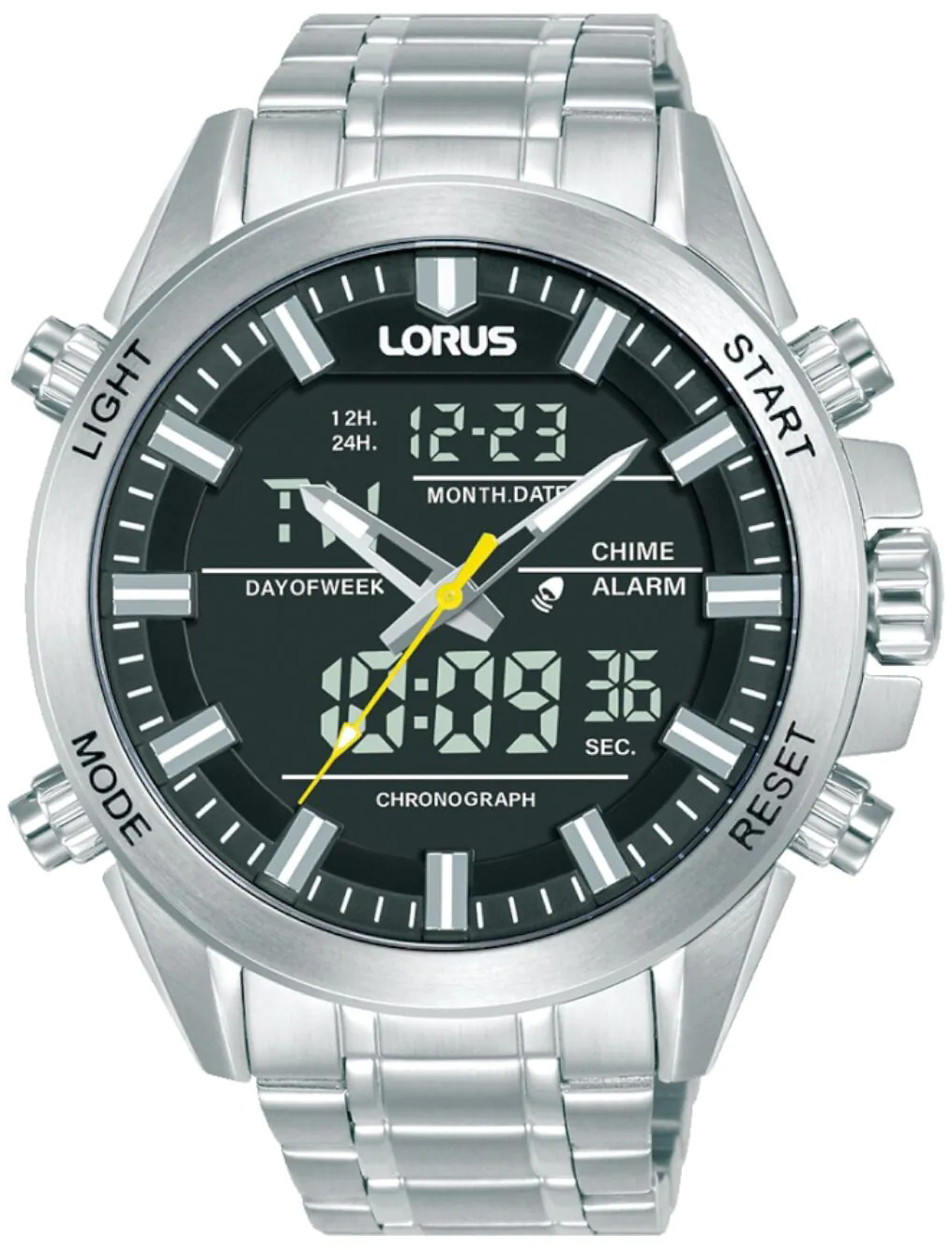 Lorus Herrklocka RW663AX9 Sport Grå/Stål Ø45 mm
