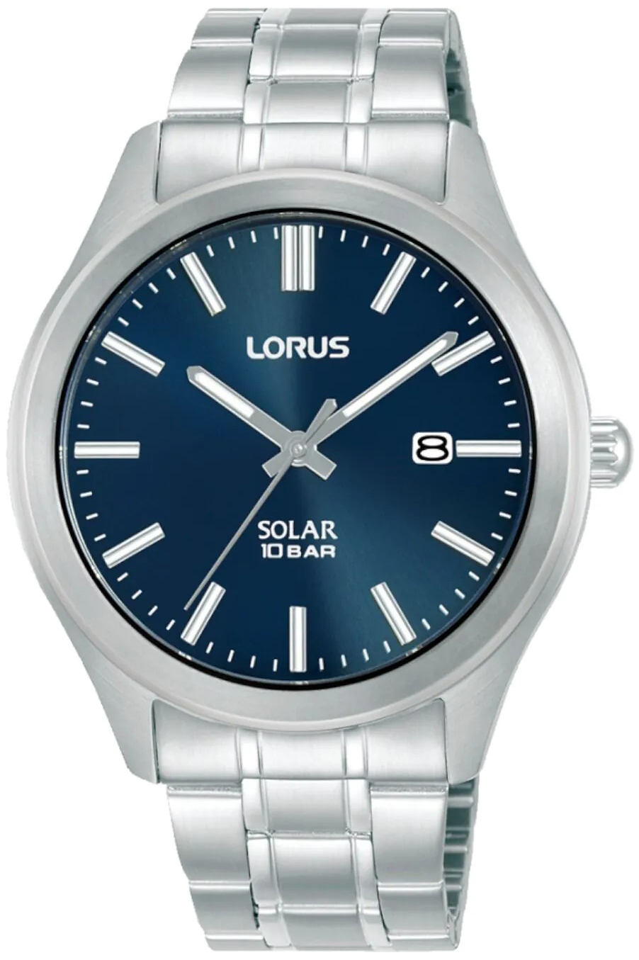 Lorus Herrklocka RX389AX9 Solar Blå/Stål Ø40 mm