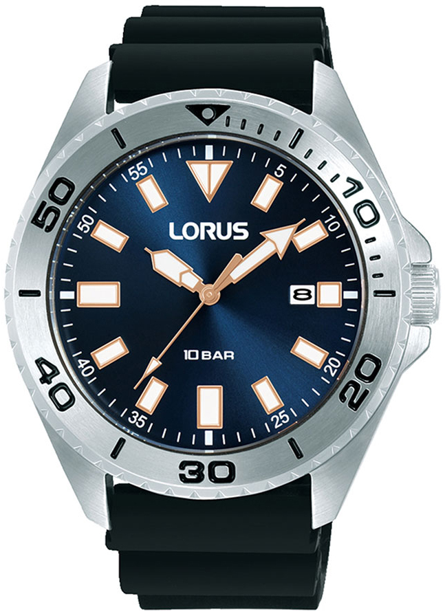 Lorus Herrklocka RXH57KX9 Sports Blå/Gummi Ø44 mm
