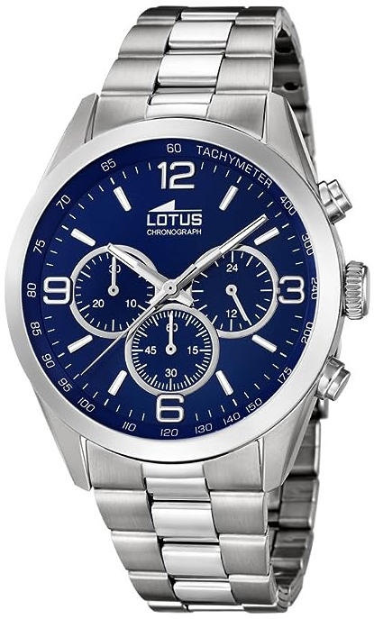 Lotus Herrklocka 18152/4 Minimalist Blå/Stål Ø43 mm - Lotus