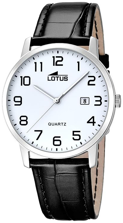 Lotus Herrklocka 18239/1 Classic Vit/Läder Ø40 mm - Lotus