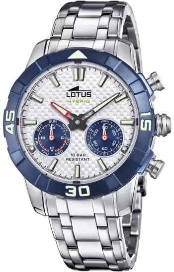 Lotus Herrklocka 18810/1 Conntected Silverfärgad/Stål Ø45 mm - Lotus