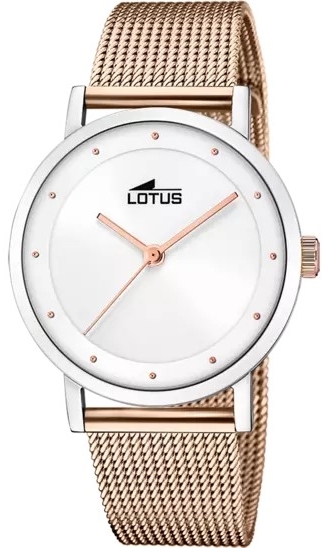 Lotus Damklocka 18878/2 Classic Silverfärgad/Roséguldstonat stål - Lotus