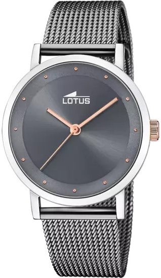 Lotus Damklocka 18878/3 Classic Grå/Stål Ø35 mm - Lotus
