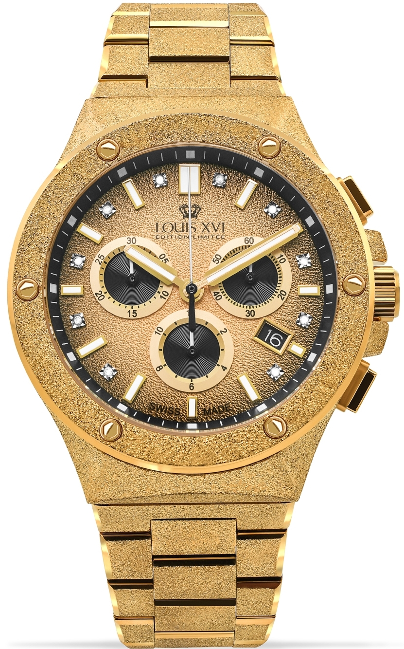 Louis XVI Herrklocka LXVI1213 Le Monarque Guldtonad/Gulguldtonat - Louis XVI