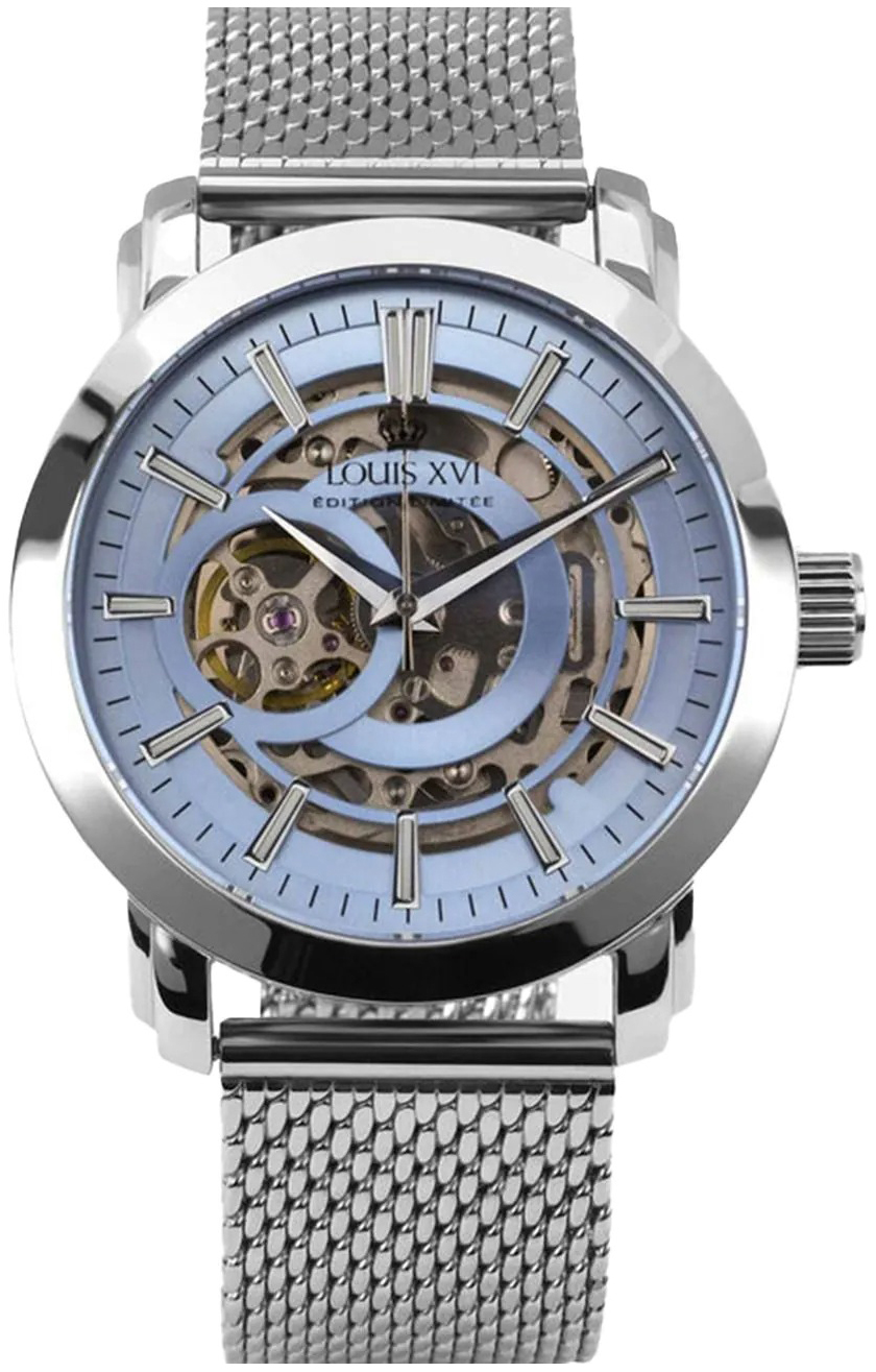 Louis XVI Herrklocka LXVI1922 Versailles Bl&aring;/St&aring;l &Oslash;44 mm