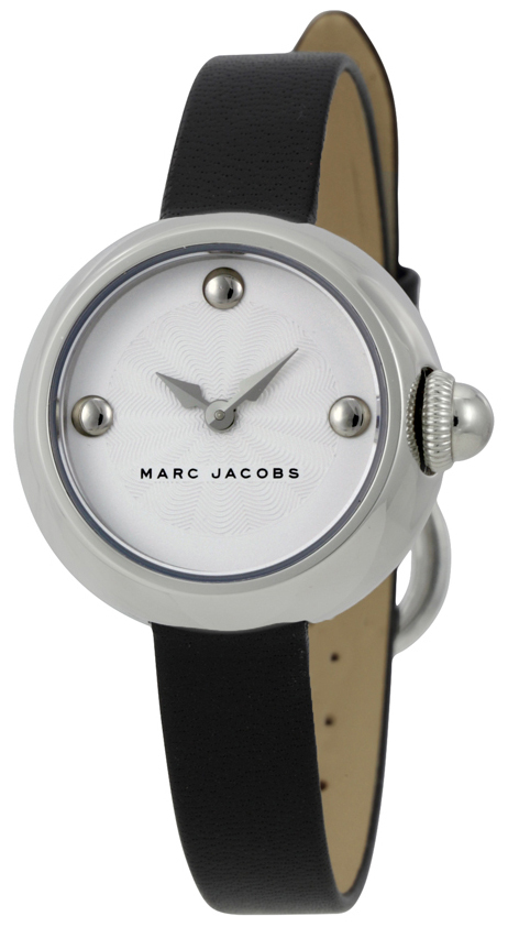 Marc by Marc Jacobs Dress Damklocka MJ1430 Silverfärgad/Läder Ø28 mm