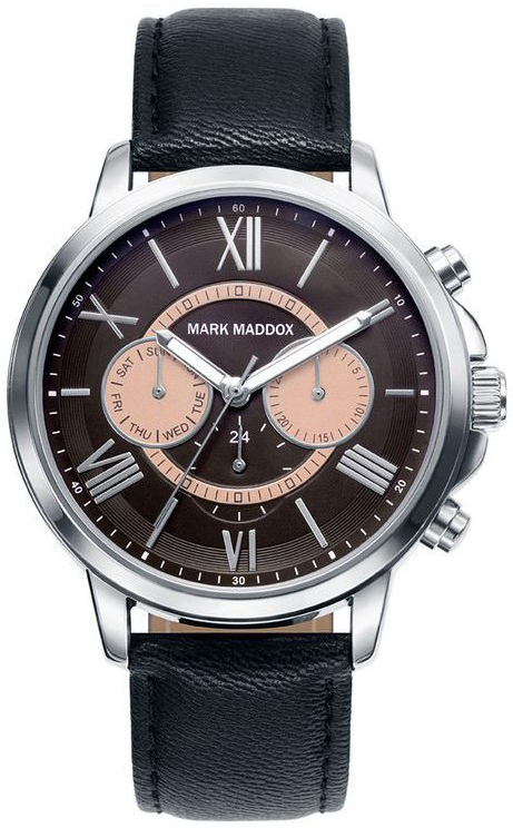 Mark Maddox Herrklocka HC6016-25 Classic Läder Ø42 mm - Mark Maddox