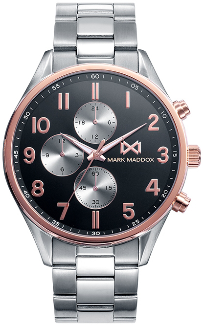 Mark Maddox Herrklocka HM0106-55 Classic St&aring;l &Oslash;43 mm