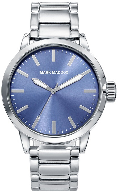 Mark Maddox Herrklocka HM7009-37 Classic Blå/Stål Ø42 mm - Mark Maddox