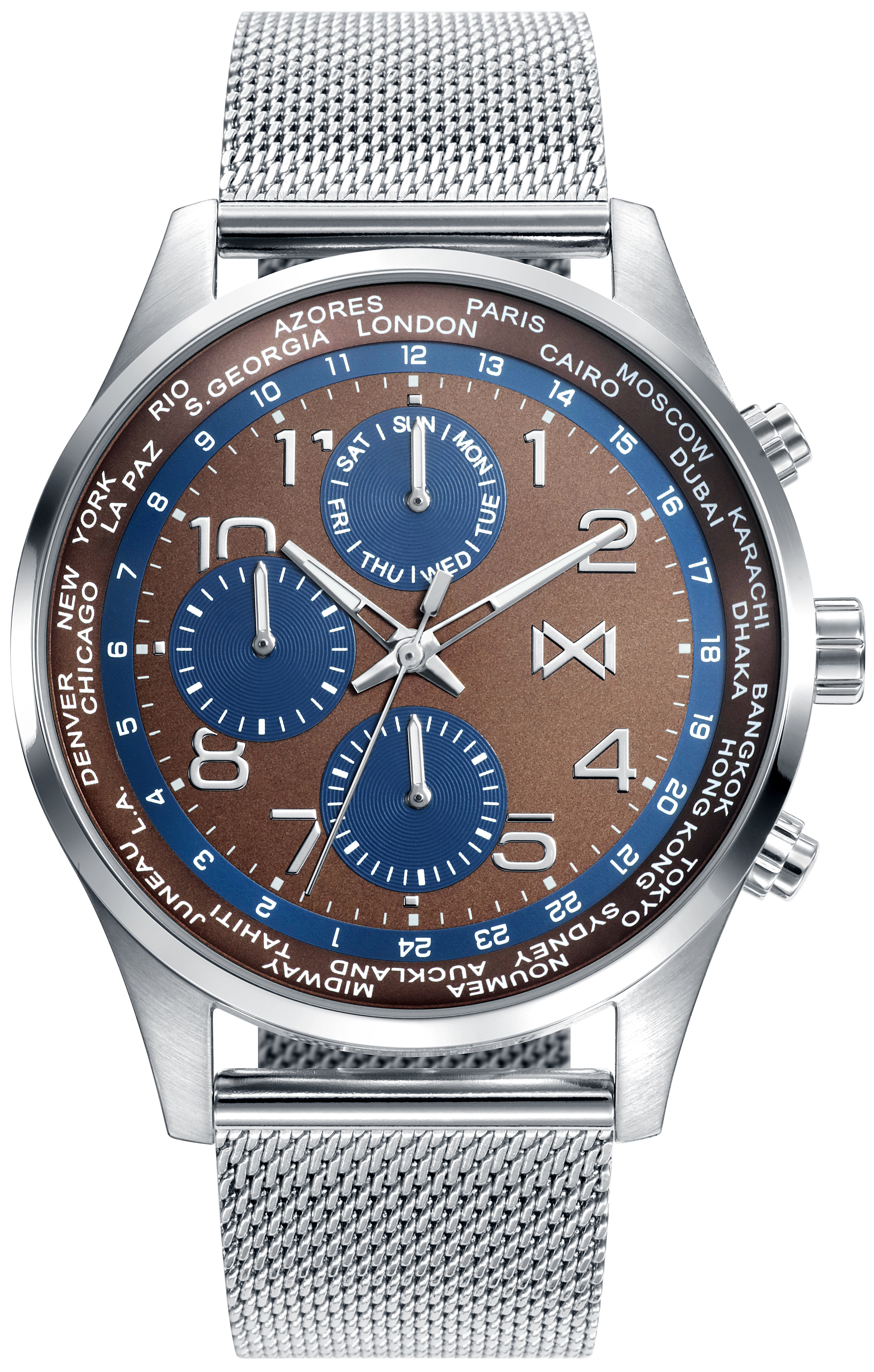 Mark Maddox Herrklocka HM7126-47 Classic Stål Ø44 mm - Mark Maddox