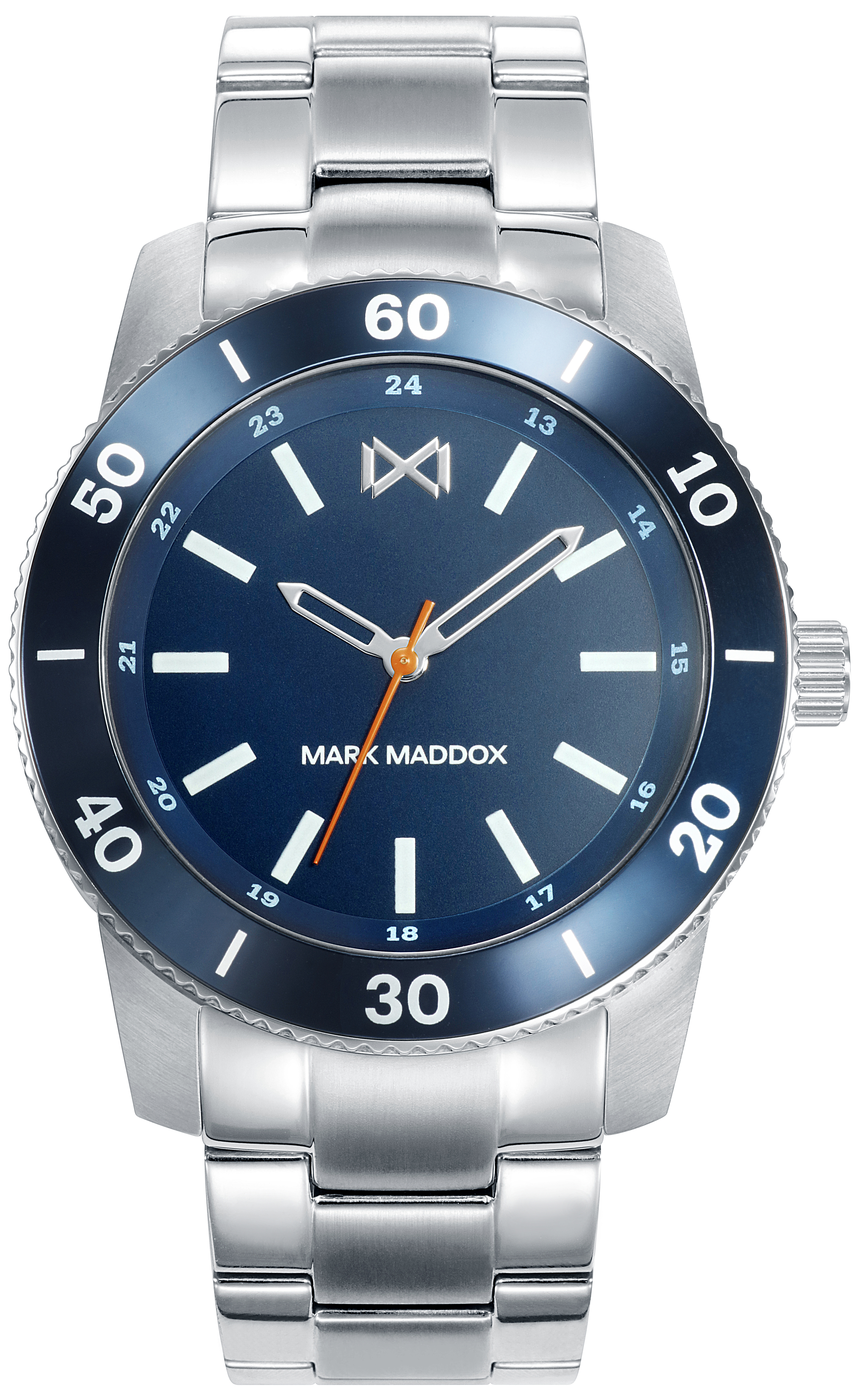 Mark Maddox Herrklocka HM7129-36 Classic Blå/Stål Ø43 mm - Mark Maddox
