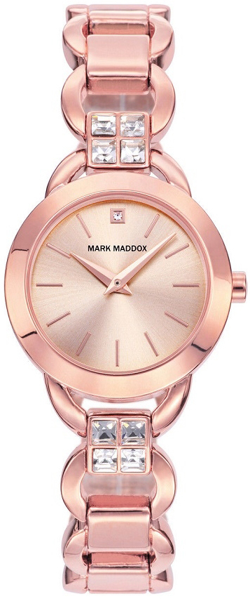Mark Maddox Damklocka MF2001-97 Classic Roséguldstonat stål Ø28 mm - Mark Maddox