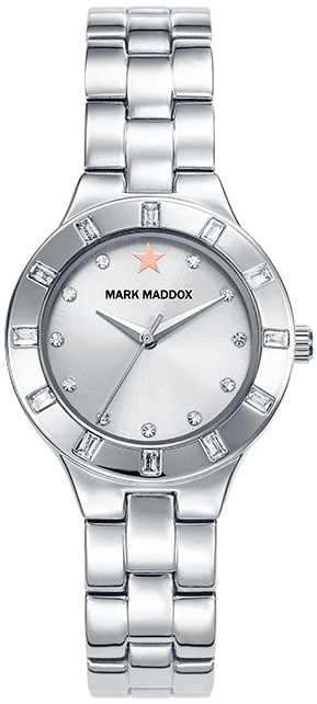 Mark Maddox Damklocka MM7010-17 Classic Silverfärgad/Stål Ø30 mm - Mark Maddox