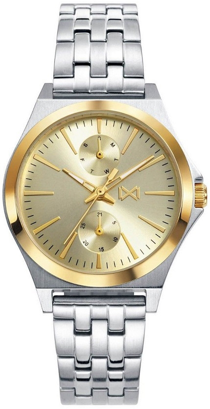 Mark Maddox Damklocka MM7105-97 Classic Guldtonad/Stål Ø33 mm - Mark Maddox