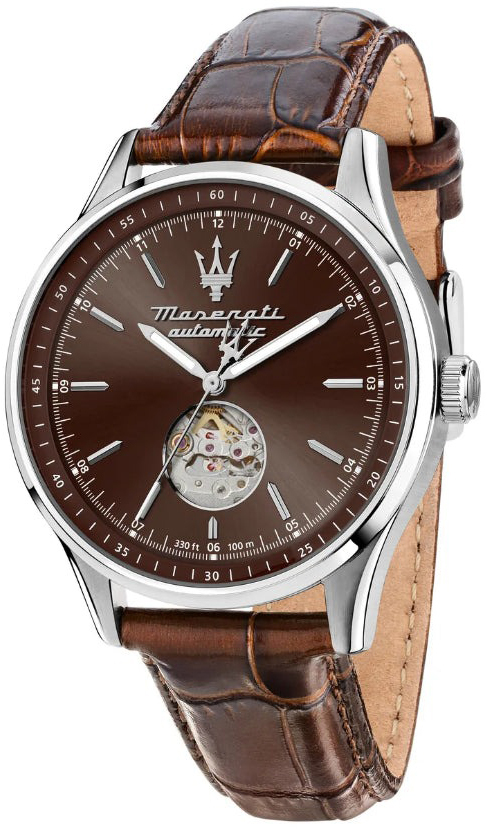 Maserati Herrklocka R8821124002 Sorpasso Brun/L&auml;der &Oslash;42 mm