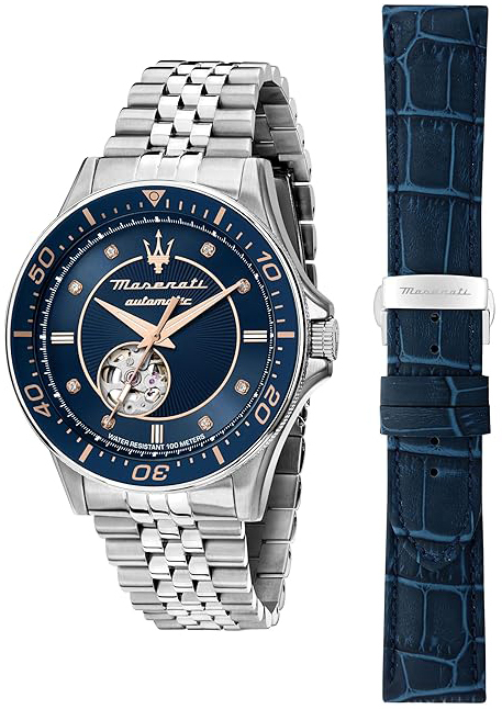 Maserati Herrklocka R8823140013 Sfida Bl&aring;/St&aring;l &Oslash;44 mm