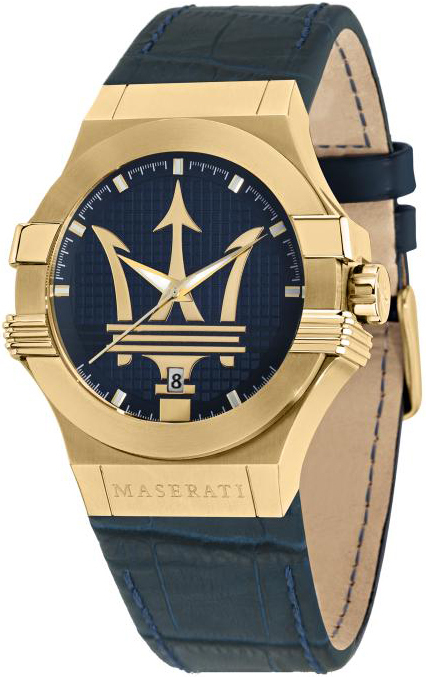 Maserati Herrklocka R8851108035 Potenza Blå/Läder Ø42 mm - Maserati