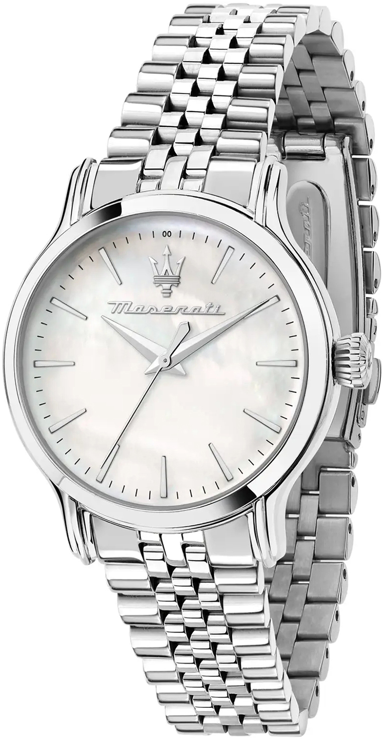 Maserati Damklocka R8853118521 Epoca Vit/Stål Ø34 mm - Maserati