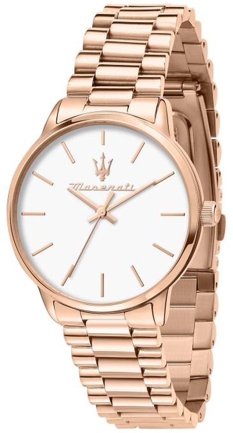 Maserati Damklocka R8853147506 Royale Vit/Roséguldstonat stål Ø36 - Maserati