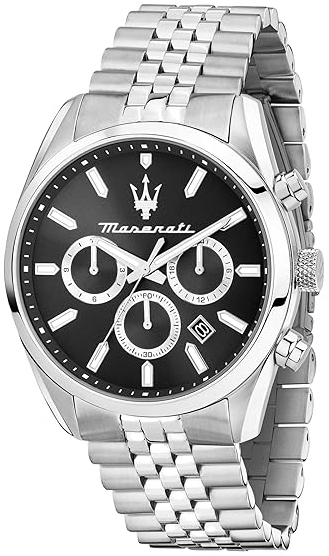 Maserati Herrklocka R8853151022 Attrazione Svart/St&aring;l &Oslash;43 mm
