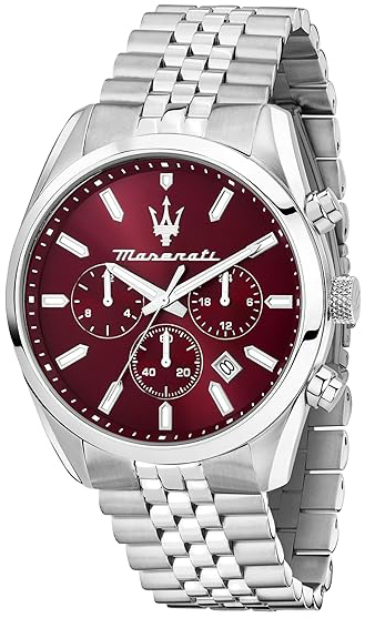 Maserati Herrklocka R8853151024 Attrazione R&ouml;d/St&aring;l &Oslash;43 mm