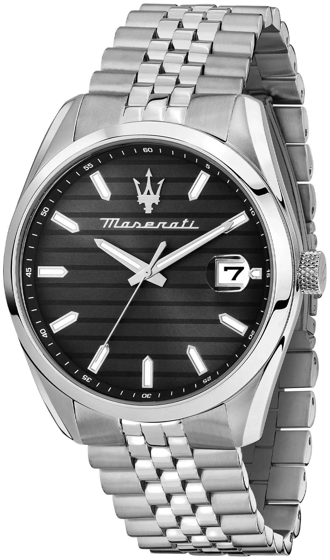 Maserati Herrklocka R8853151026 Attrazione Svart/St&aring;l &Oslash;43 mm