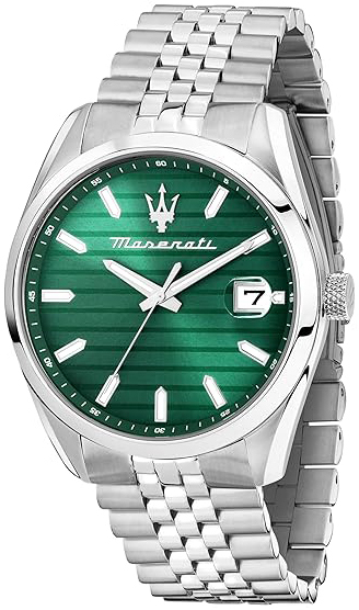 Maserati Herrklocka R8853151027 Attrazione Gr&ouml;n/St&aring;l &Oslash;43 mm